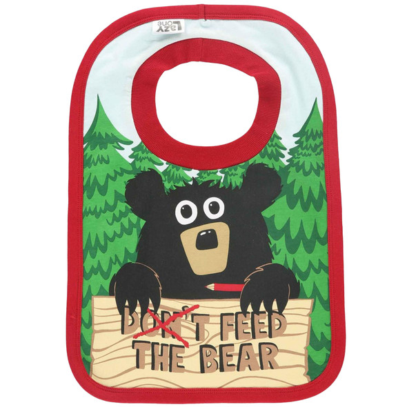 Lazy One Infant Don't Feed The Bear Bib