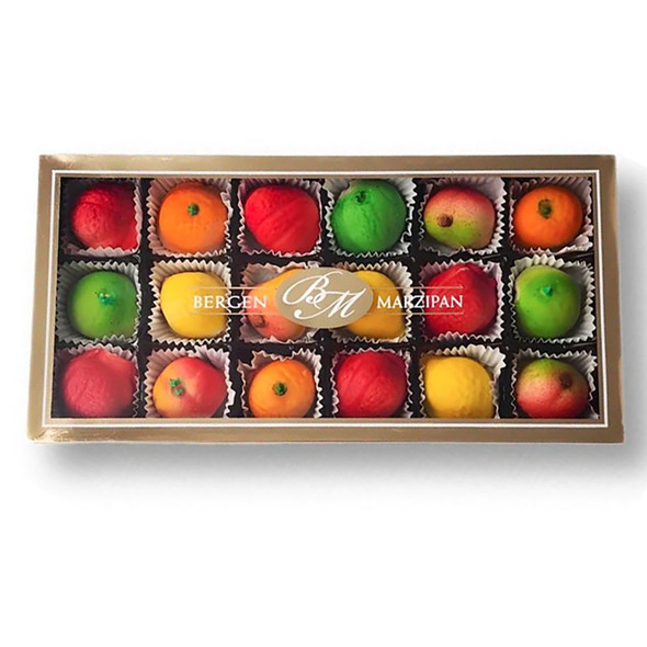 Bergen Marzipan M1 Assorted Fruit Shaped Marzipan Bergen Marzipan M1 Assorted Fruit Shaped Marzipan
