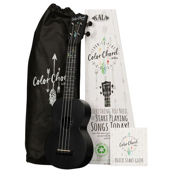 Kala Learn To Play Recycled Color Chord Ukulele Starter Kit