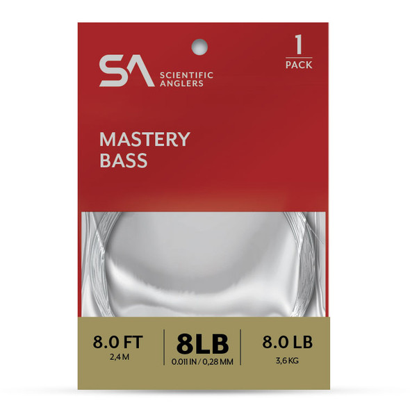 Scientific Anglers Mastery Bass Freshwater Tapered Leader