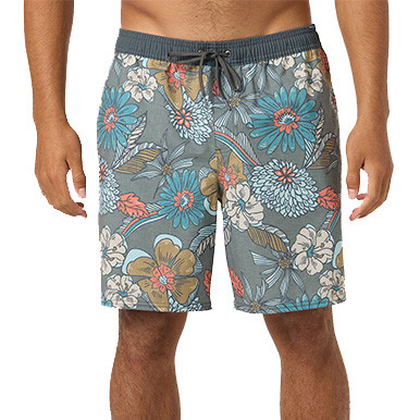 O'Neill Men's Hermosa Elastic Waist Lined 17" Swim Trunks