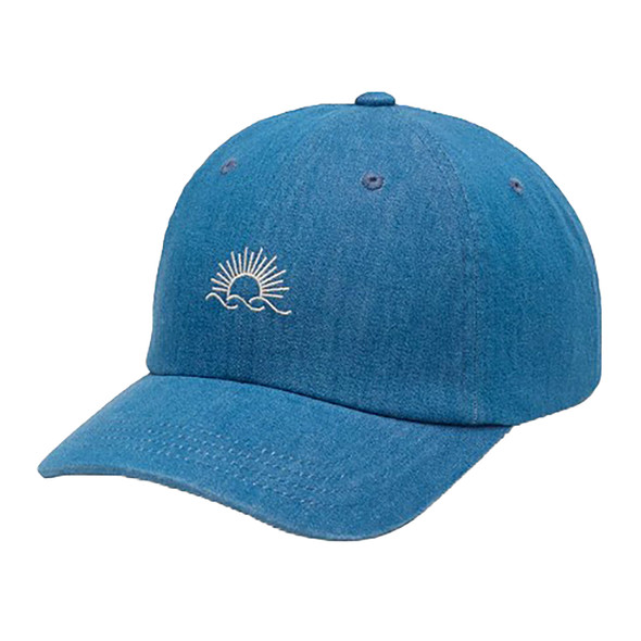 tentree Women's Embroidered Denim Peak Hat
