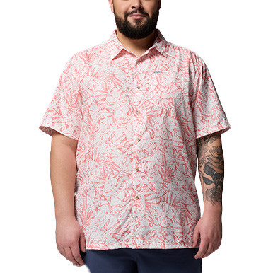 Columbia Men's Big & Tall PFG Super Slack Tide Camp Short-Sleeve Shirt