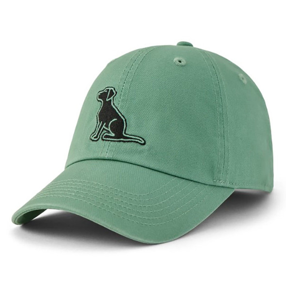 Women's Life is Good Vintage Sitting Dog Chill Cap