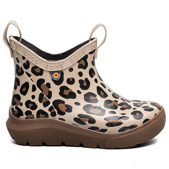 Bogs Girls' Skyline Leopard Chelsea Rain Boot
