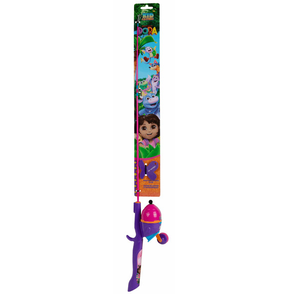 Kid Casters Children's Dora Spincast Combo