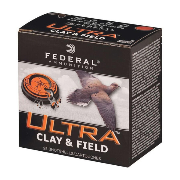 Federal Ultra Clay & Field 12 GA 1-1/8 oz. #7.5 HDCP Dram Shotshell Ammo (25)