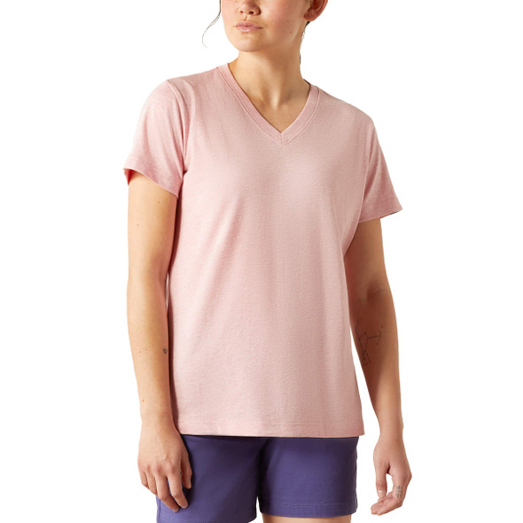 Women's Ariat Rebar Cotton Strong Standard V-Neck T-Shirt