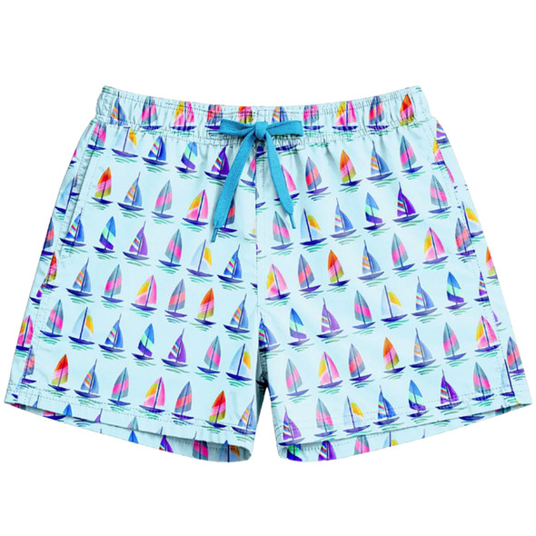 Limeapple Boy's Dylan Sailboat Print Board Short
