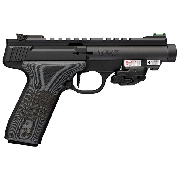 Browning Buck Mark Black Label 250 Laser Suppressor Ready 22 LR 4.4" 10-Round Pistol