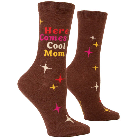 Blue Q Women's Here Comes Cool Mom Crew Sock