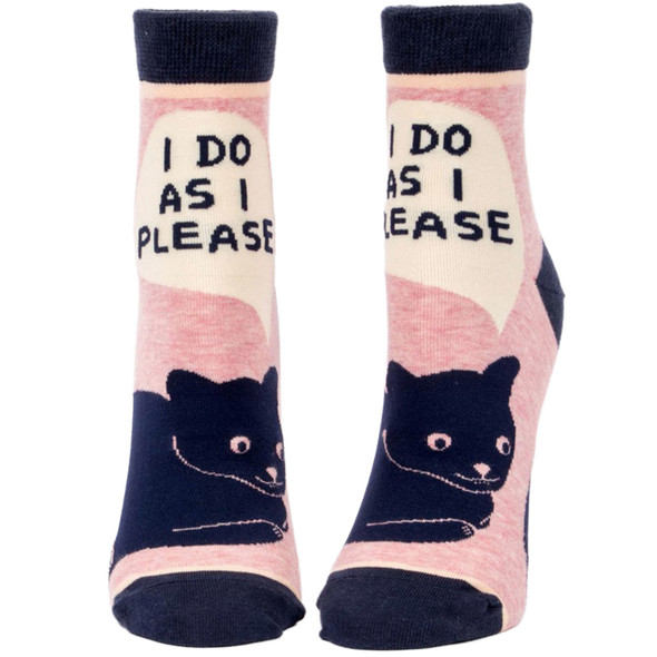 Blue Q Women's I Do As I Please Ankle Sock