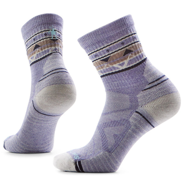 SmartWool Women's Hike Light Cushion Zig Zag Valley Mid Crew Sock