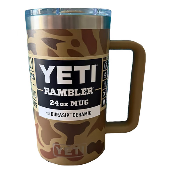 YETI Rambler 24 oz. Stainless Steel Vacuum Insulated Mug w/ DuraSip Ceramic Lining