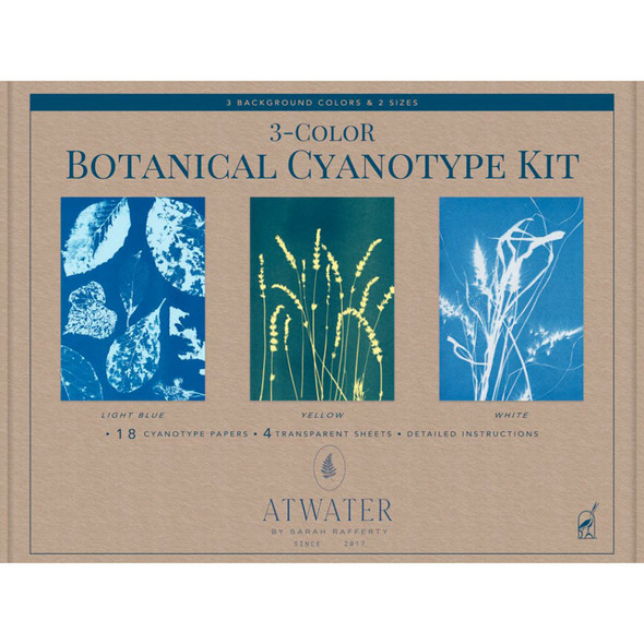 3-Color Botanical Cyanotype Kit by Sarah Bourne Rafferty