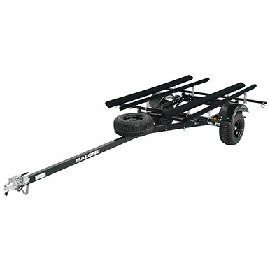 Malone Auto Racks MicroSport Off-Road LowBed 2 Kayak Trailer Package - Assembled