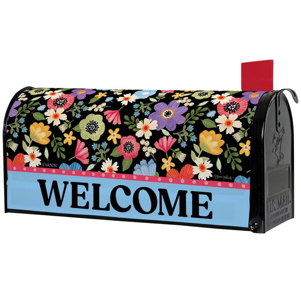 Carson Home Accents Scattered Wildflowers Mailbox Cover