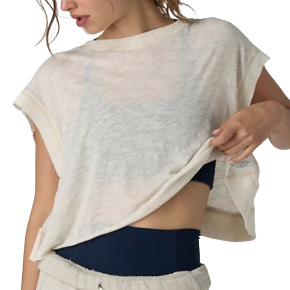 Free People Movement Women's My Time Cotton-Blend T-Shirt