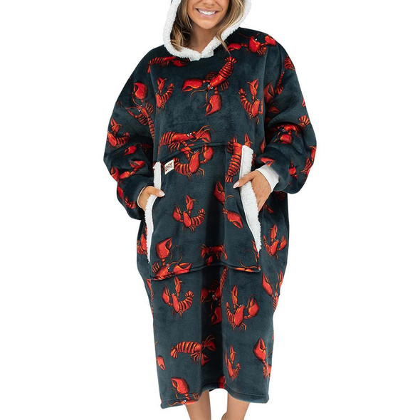Lazy One Women's Lobster Blanket Hoodie