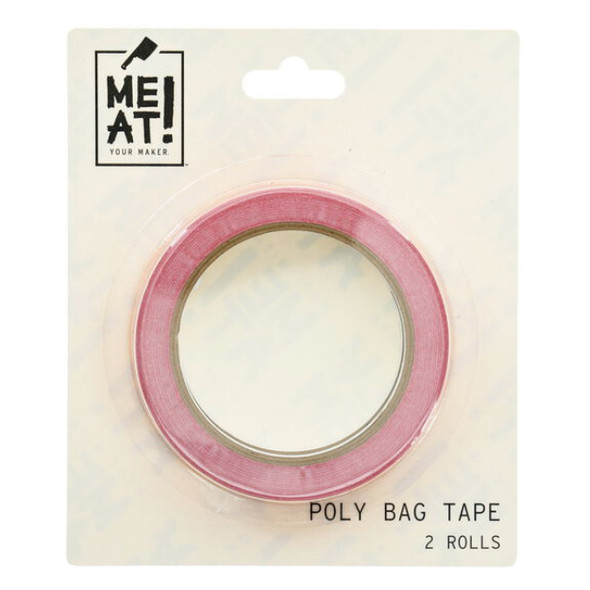 MEAT! Poly Bag Tape - 2 Rolls