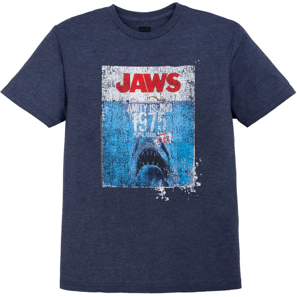 American Classics Mens JAWS Poster Short-Sleeve T-Shirt