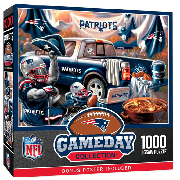 Leanin' Tree Jigsaw Puzzle - New England Patriots / Gameday