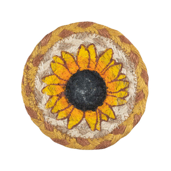 Capitol Earth Sunflower Coaster by Suzanne Pienta