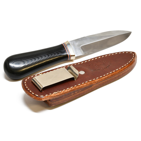 Randall Gambler 4" Black Micarta Fixed Blade Knife