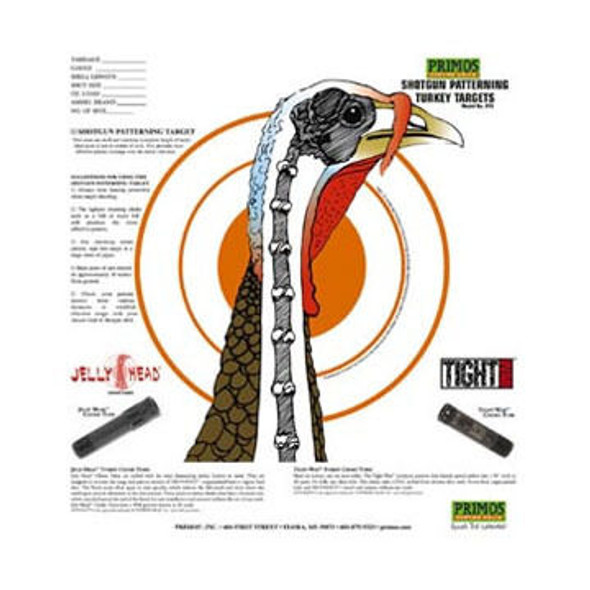 Primos Shotgun Patterning Turkey Target - 12 Pk.