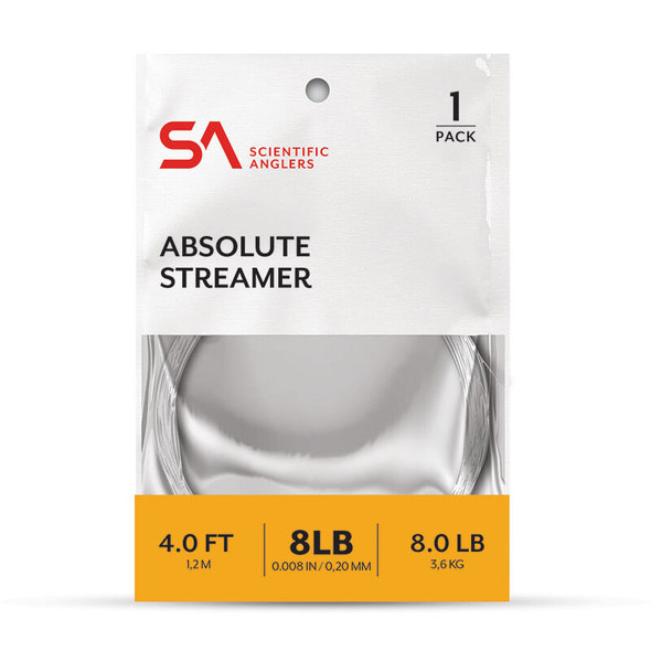 Scientific Anglers Absolute Streamer Freshwater Leader - 4 Ft. Scientific Anglers Absolute Streamer Freshwater Leader - 4 Ft.