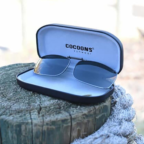 Cocoons Rectangle 15 Polarized Clip-On Sunglasses