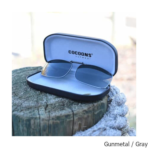 Cocoons Rectangle 15 Polarized Clip-On Sunglasses