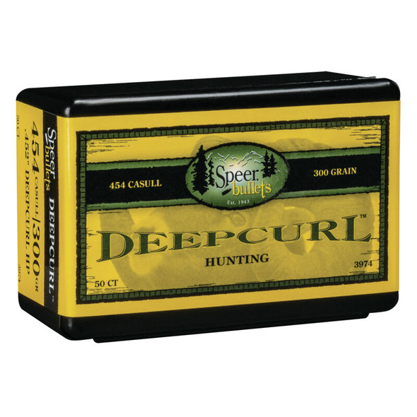 Speer DeepCurl Hunting 451 Cal. 300 Grain .452" HP Bullet (50) Speer DeepCurl Hunting 451 Cal. 300 Grain .452" HP Bullet (50)