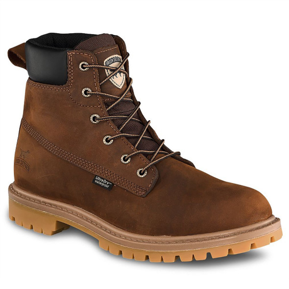 Irish Setter Men's 6" Hopkins Waterproof Lug Sole Aluminum Toe Safety Work Boot