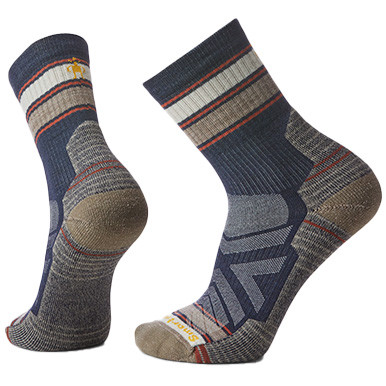 SmartWool Men's Hike Light Cushion Striped Mid Crew Sock