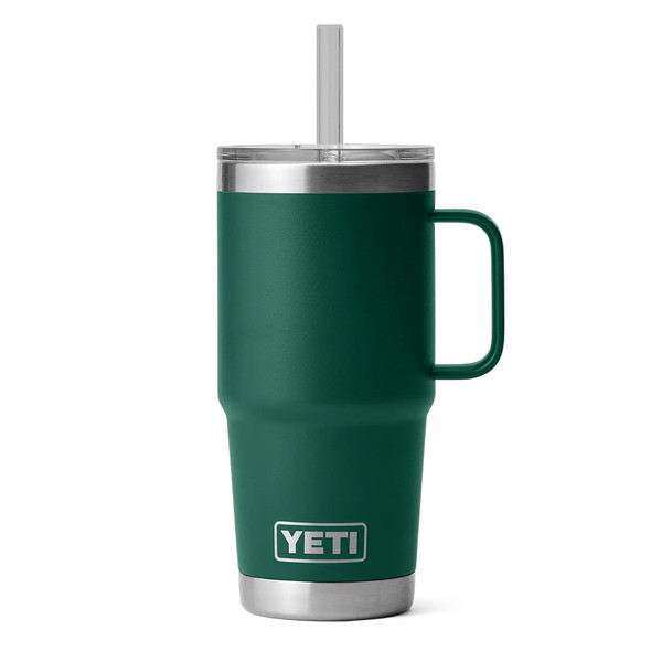 YETI Rambler 25 oz. Stainless Steel Vacuum Insulated Mug w/ Straw Lid YETI Rambler 25 oz. Stainless Steel Vacuum Insulated Mug w/ Straw Lid