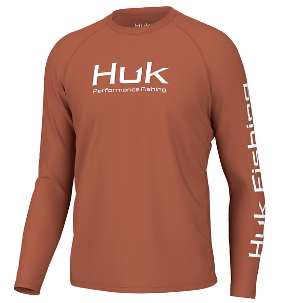 Huk Men's Pursuit Performance Long-Sleeve Shirt
