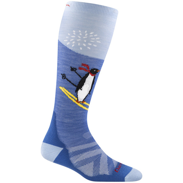 Darn Tough Vermont Youth Penguin Peak Over-The-Calf Mid-Weight Ski Sock Darn Tough Vermont Youth Penguin Peak Over-The-Calf Mid-Weight Ski Sock
