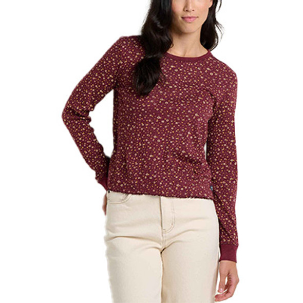 Toad&Co Women's Foothill Long-Sleeve Crew Neck Shirt Toad&Co Women's Foothill Long-Sleeve Crew Neck Shirt