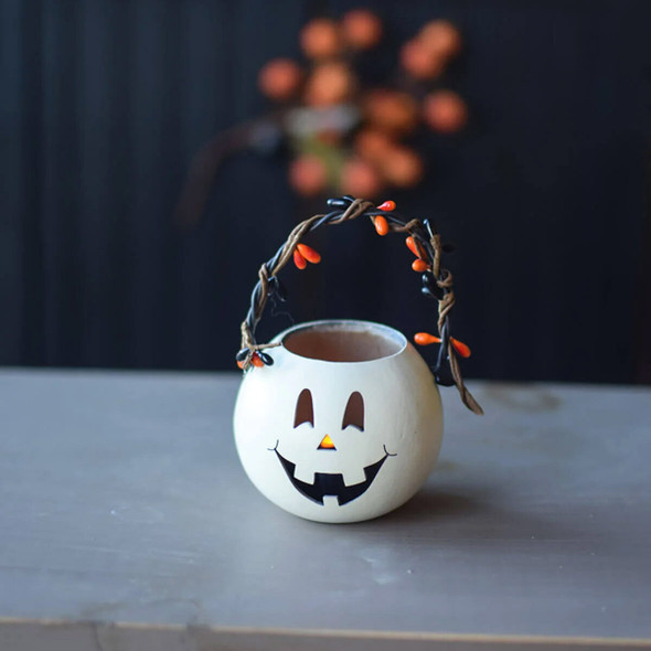 Meadowbrooke Gourds Skully Party Treat Basket