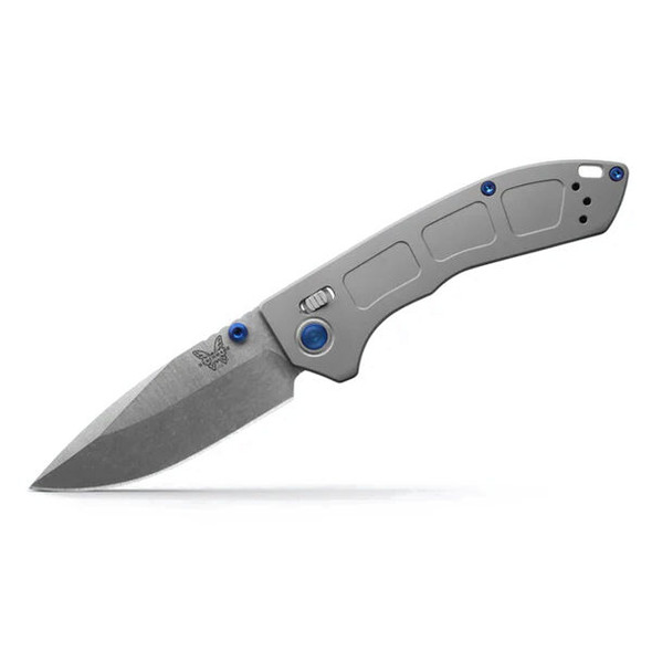 Benchmade 743 Mini Narrows Gray Titanium Folding Knife