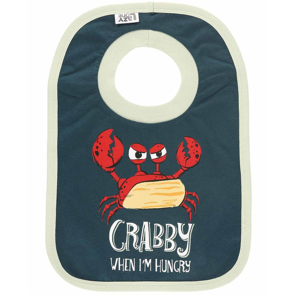 Lazy One Infant Crabby When I'm Hungry Crab Bib Lazy One Infant Crabby When I'm Hungry Crab Bib