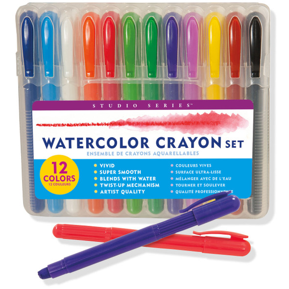 Peter Pauper Press Studio Series Watercolor Crayon Set