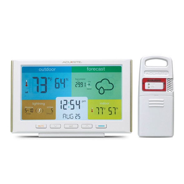 AcuRite Weather Station w/ Lightning & Indoor/Outdoor Temperature & Humidity