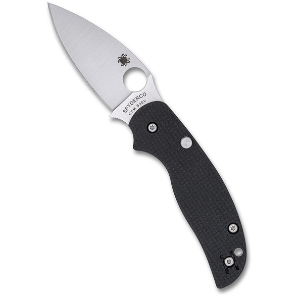 Spyderco Sage 6 Button Compression Lock PlainEdge Folding Knife Spyderco Sage 6 Button Compression Lock PlainEdge Folding Knife