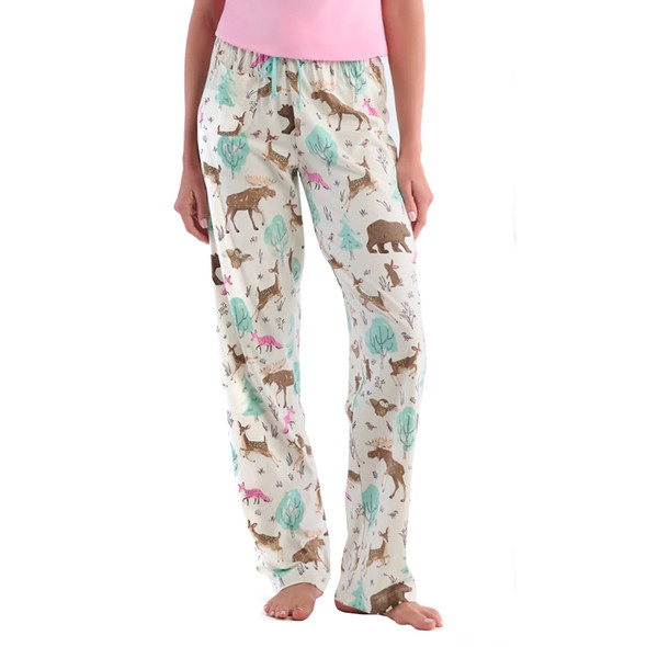 Hatley Women's Forest Animals Cotton Pajama Pants