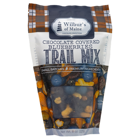 Wilbur's of Maine Chocolate Covered Blueberry Trail Mix - Resealable Pouch