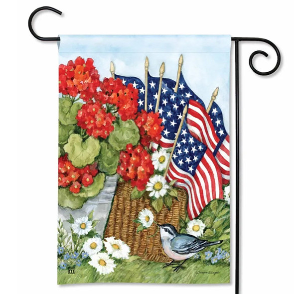 BreezeArt Flags and Flowers Garden Flag