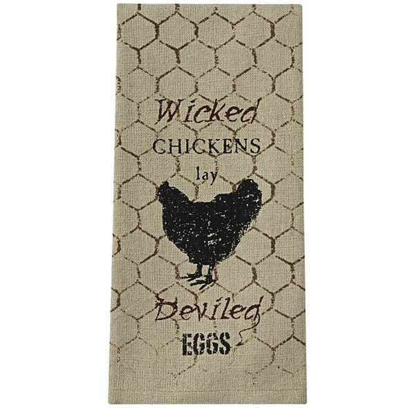 Park Designs Wicked Chickens Dish Towel