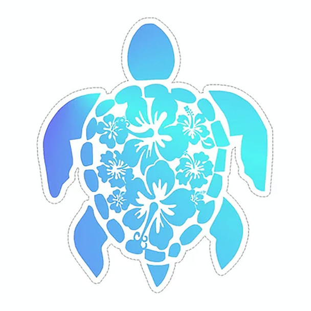 Sticker Cabana Turquoise Turtle Sticker